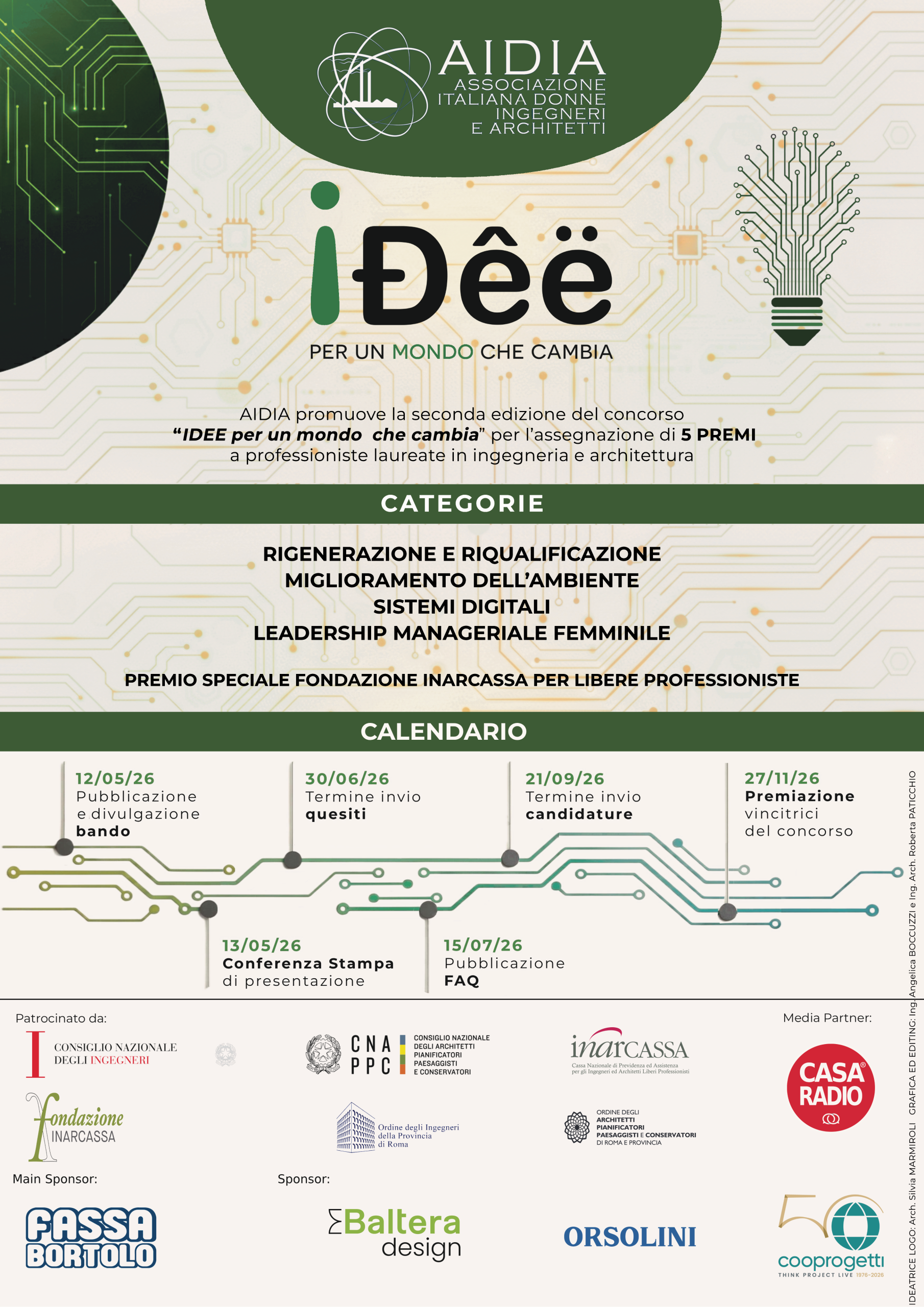 Premio AIDIA “Idee per un mondo che cambia” – 2ª edizione 2026