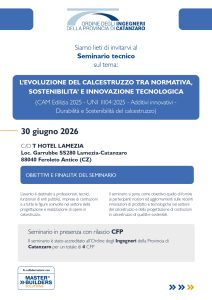 SEMINARIO 30 GIUGNO 2026 – N. 3 CFP